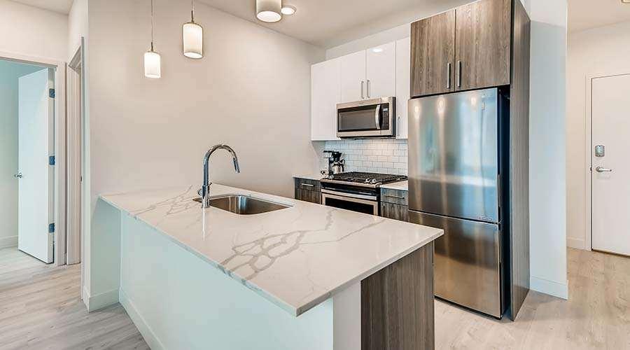Sentral Michigan Avenue Aparthotel Chicago Exterior foto Kitchen