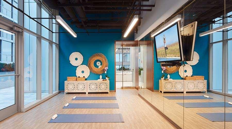 Sentral Michigan Avenue Aparthotel Chicago Facilități foto The yoga studio at the 1000M building